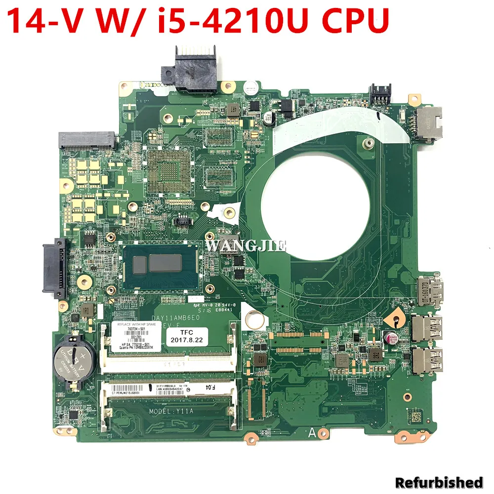 Восстановленная материнская плата для ноутбука HP Pavilion 14-V 31Y11MB09L0 763734-501 763734-001 DAY11AMB6E0 W/ i5-4210U CPU
Восстановленная материнская плата для ноутбука HP Pavilion 14-V 31Y11MB09L0 763734-501 763734-001 DAY11AMB6E0 W/ i5-4210U CPU