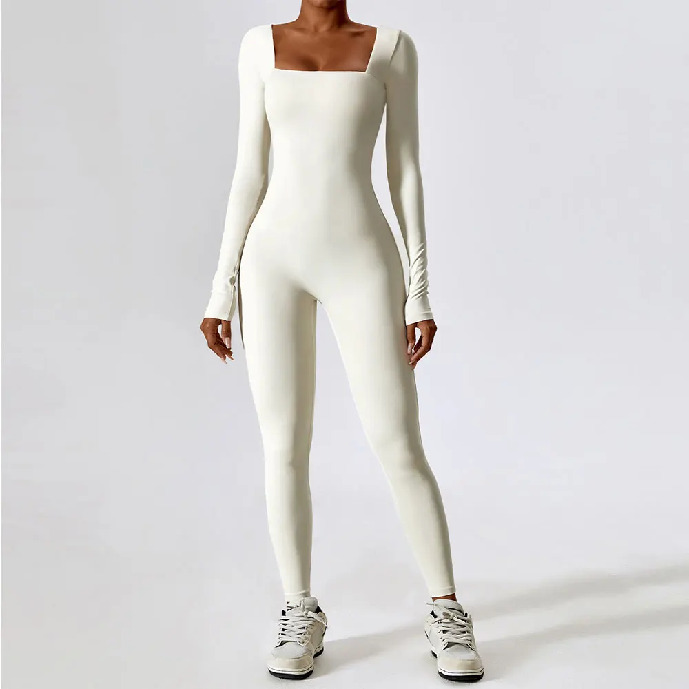 Jumpsuit Gym Workout Yoga Clothes Dance Fitness Long Sleeved One Piece Sports Jumpsuit Sexy Tight Boilersuit Women Tracksuit 
Jumpsuit Gym Workout Yoga Clothes Dance Fitness Long Sleeved One Piece Sports Jumpsuit Sexy Tight Boilersuit Women Tracksuit