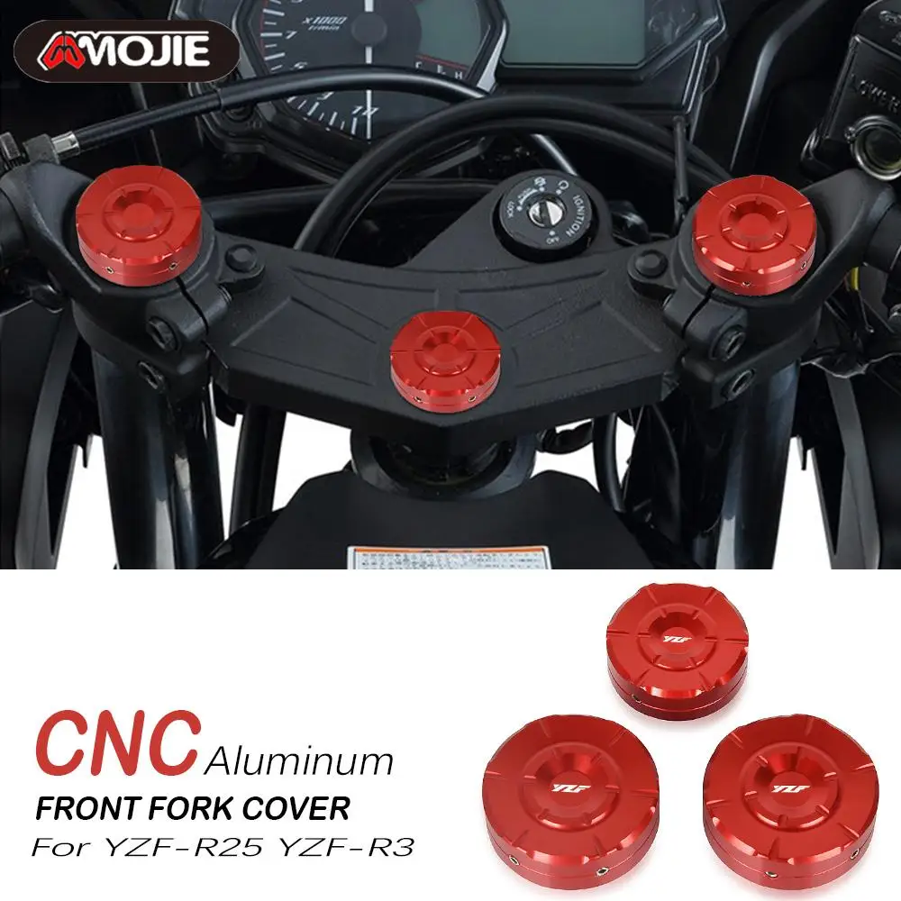 Motorcycle Accessories For YAMAHA YZF R3 YZF-R3 YZFR3 2015-2018 YZF R25 YZF-R25 YZFR25 2014-2018 Front Fork Cover & Center Cap
Motorcycle Accessories For YAMAHA YZF R3 YZF-R3 YZFR3 2015-2018 YZF R25 YZF-R25 YZFR25 2014-2018 Front Fork Cover & Center Cap