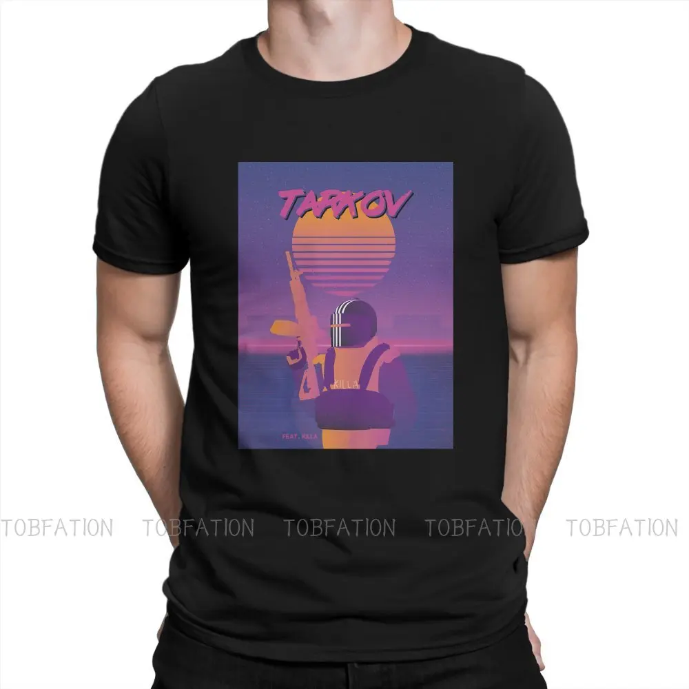 Escape from Tarkov FPS RPG MMO Game Crewneck TShirts Killa Synth Wave Edition Distinctive Men's T Shirt Funny Clothing 6XL
Escape from Tarkov FPS RPG MMO Game Crewneck TShirts Killa Synth Wave Edition Distinctive Men's T Shirt Funny Clothing 6XL