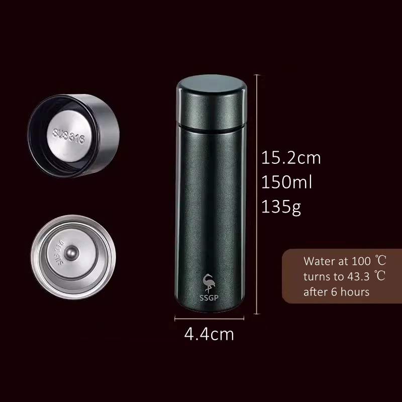 Мини-термос из нержавеющей стали ssgp 150 мл
Мини-термос из нержавеющей стали ssgp 150 мл