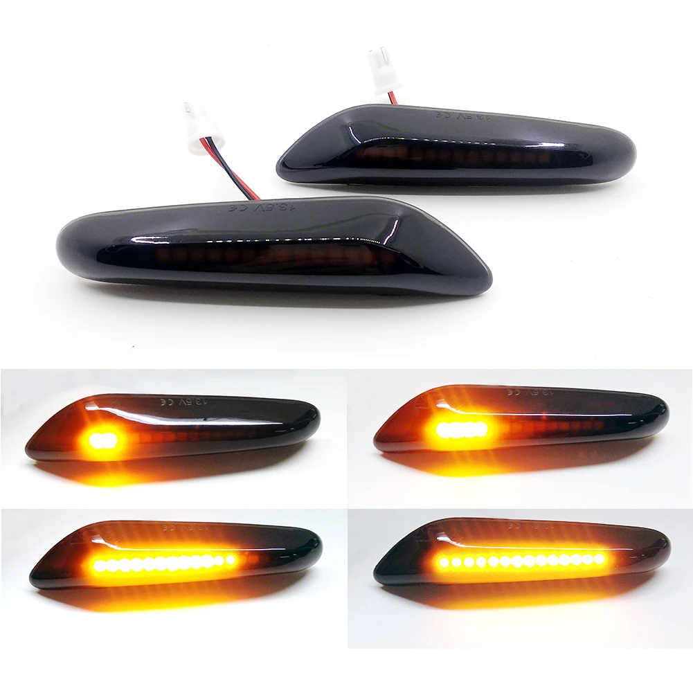 2PCS LED Side Marker Lights Car Turn Signal Lamps For BMW X3 X1 E60 E46 E90 12V Flashing LED Strobe Indicator Accessories
2PCS LED Side Marker Lights Car Turn Signal Lamps For BMW X3 X1 E60 E46 E90 12V Flashing LED Strobe Indicator Accessories