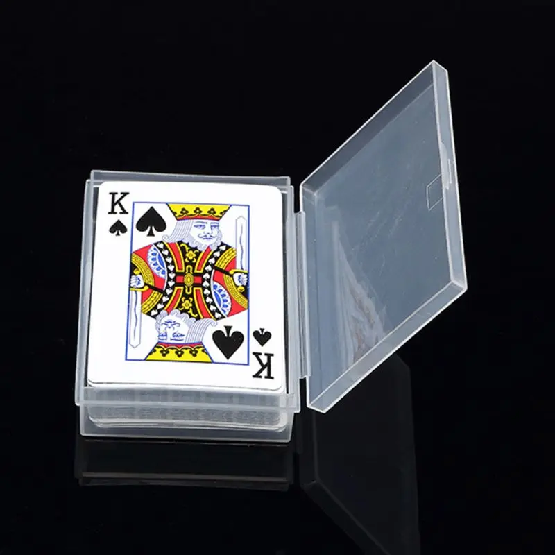 

1/2 шт. прозрачный пластиковый колода для игральных карт Таро контейнер покер PP чехол для хранения защитные рукава упаковка для