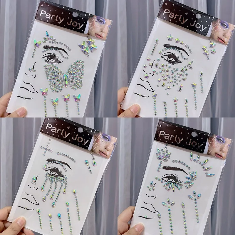 Face Jewels Diamond Makeup Art Eyeliner Temporary Tattoos Glitter Face Jewelry Sticker Party Eye Rhinestones Bady Make up Tools
Face Jewels Diamond Makeup Art Eyeliner Temporary Tattoos Glitter Face Jewelry Sticker Party Eye Rhinestones Bady Make up Tools