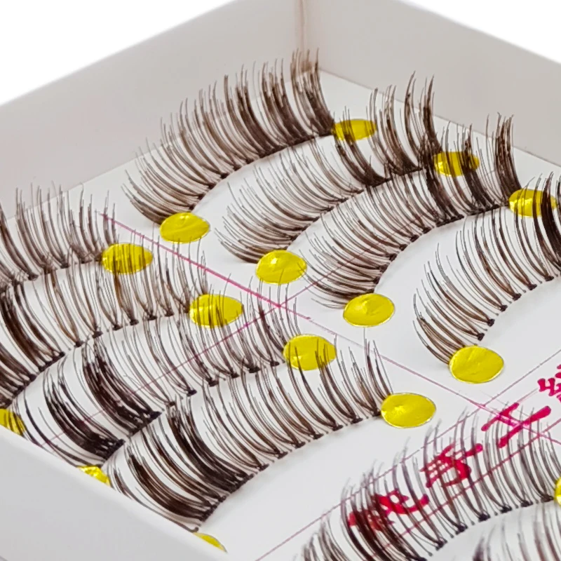 10pairs Brown Color Lashes Natural fluffy False Eyelashes Volume Fake Lashes Makeup Extension Eyelashes maquiagem Natural Look
10pairs Brown Color Lashes Natural fluffy False Eyelashes Volume Fake Lashes Makeup Extension Eyelashes maquiagem Natural Look