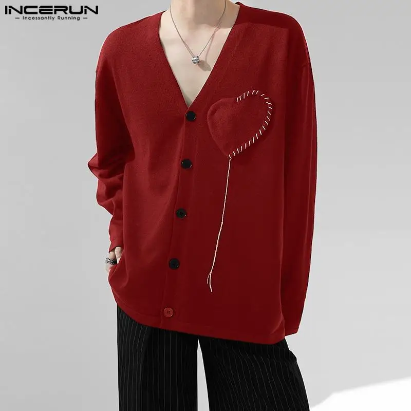INCERUN Tops 2023 Korean Style New Men Love Pattern Loose Knitted Shirts Stylish Solid All-match Simple Long Sleeve Blouse S-5XL
INCERUN Tops 2023 Korean Style New Men Love Pattern Loose Knitted Shirts Stylish Solid All-match Simple Long Sleeve Blouse S-5XL