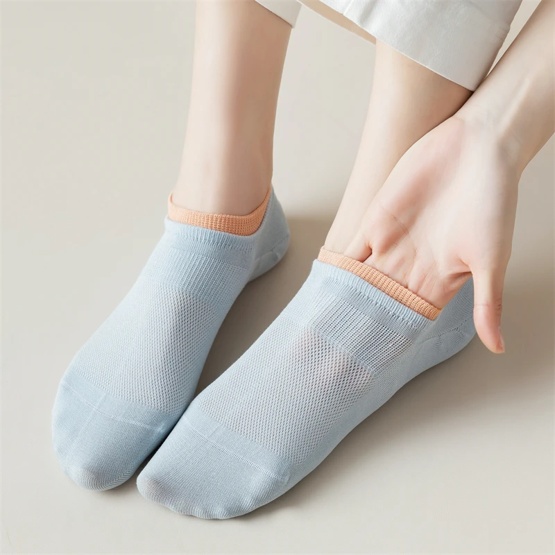 2022 Women Socks Casual Short New Fashion Summer Mesh Breathable Absorb Sweat Female Colorful Ankle Socks 1 Pair Soft Cotton
2022 Women Socks Casual Short New Fashion Summer Mesh Breathable Absorb Sweat Female Colorful Ankle Socks 1 Pair Soft Cotton