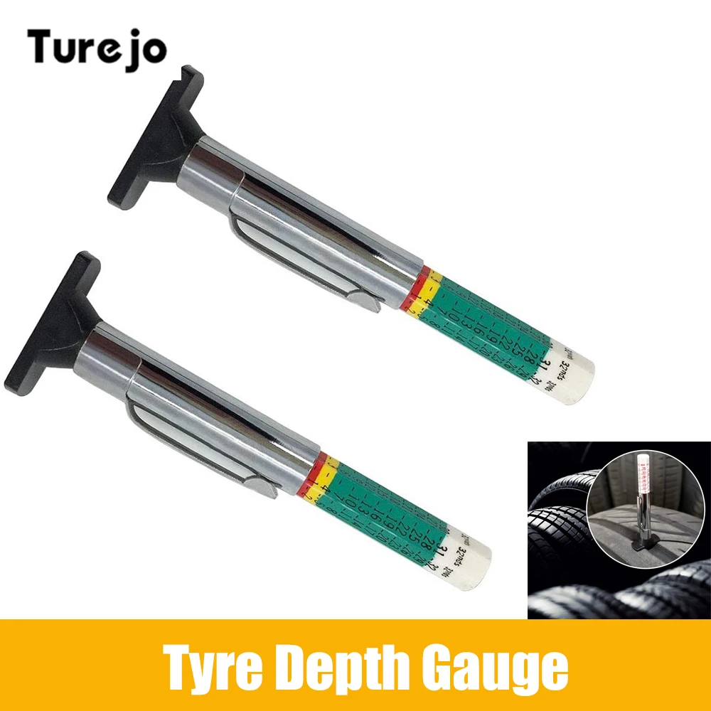 Car Tyre Tire Tread Auto Depth Thickness Gauge Meter 25MM Measuring Pen Color Coded Digital Caliper Monitoring Tool Thread Gauge
Car Tyre Tire Tread Auto Depth Thickness Gauge Meter 25MM Measuring Pen Color Coded Digital Caliper Monitoring Tool Thread Gauge