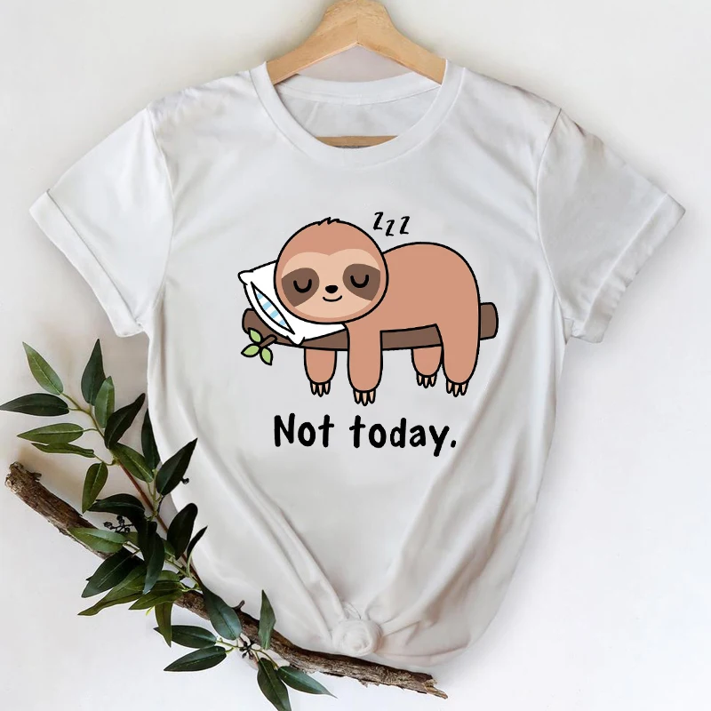 T-shirts Women 2021 Sloth Lazy Cartoon Funny Fashion Trend Printing Clothes Stylish Tshirt Top Lady Print Ladies Tee T-Shirt
T-shirts Women 2021 Sloth Lazy Cartoon Funny Fashion Trend Printing Clothes Stylish Tshirt Top Lady Print Ladies Tee T-Shirt