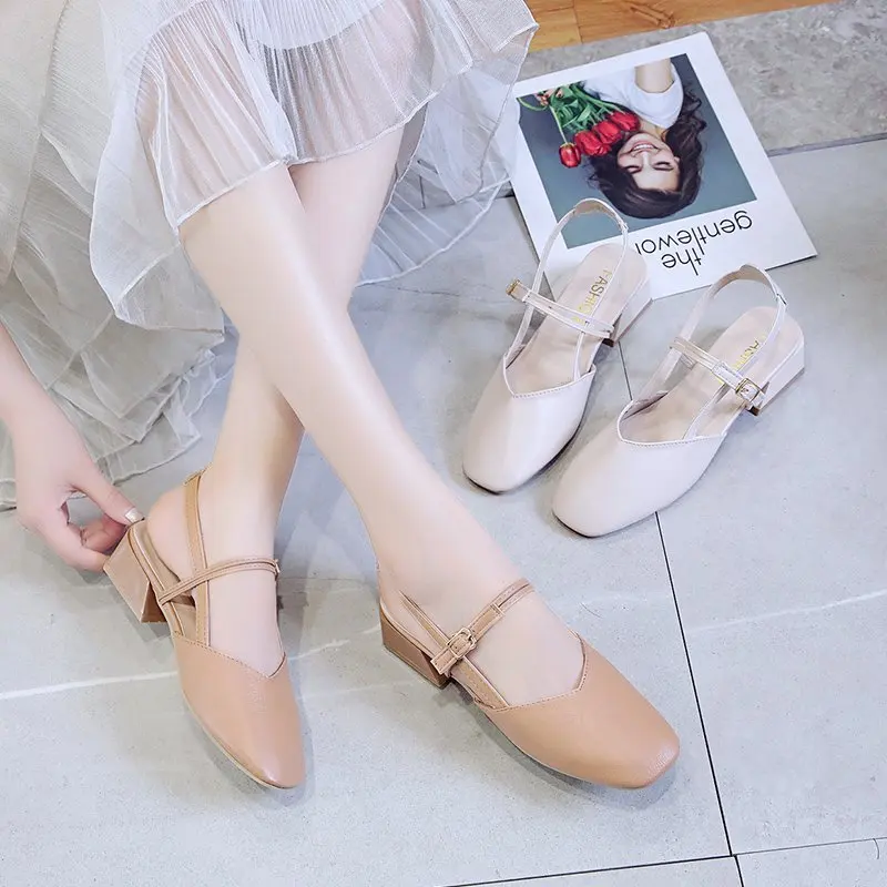 All-Match Comfort Shoes for Women Buckle Strap 2022 Sandals Clear Heels Suit Female Beige Med New Fashion Girls Black Closed Sum
All-Match Comfort Shoes for Women Buckle Strap 2022 Sandals Clear Heels Suit Female Beige Med New Fashion Girls Black Closed Sum