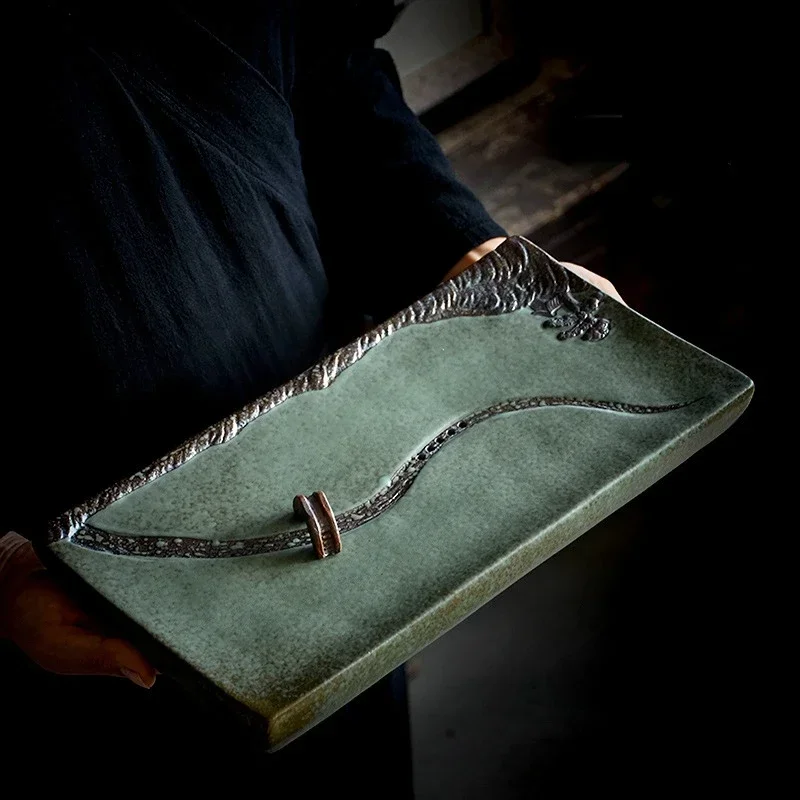 Ceramic Tea Tray Home Small Dry Tea Set Teaware Kitchen Dining Bar Garden
Ceramic Tea Tray Home Small Dry Tea Set Teaware Kitchen Dining Bar Garden