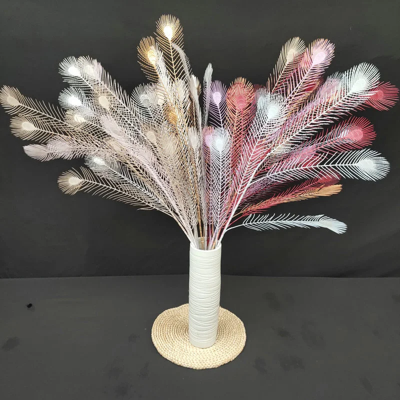 Simulation Plant98cm5fork Big Peacock Tail Peacock Leaf Flower Living Room Wedding Decorations Valentine's Day ArtificialFlowers
Simulation Plant98cm5fork Big Peacock Tail Peacock Leaf Flower Living Room Wedding Decorations Valentine's Day ArtificialFlowers