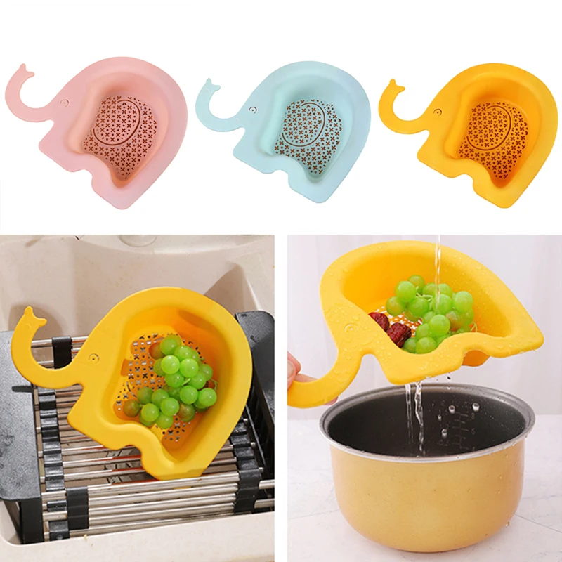 

1Pc Creative Elephant Sink Strainer Leftover Drain Basket Soup Garbage Filter