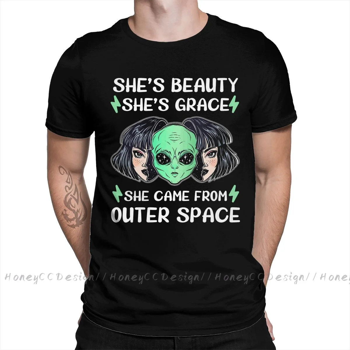Высококачественная Мужская черная футболка с надписью «She Is Beauty She Is Grace She» из космоса, футболки из чистого хлопка, футболки в стиле Харадзюк...
Высококачественная Мужская черная футболка с надписью «She Is Beauty She Is Grace She» из космоса, футболки из чистого хлопка, футболки в стиле Харадзюк...