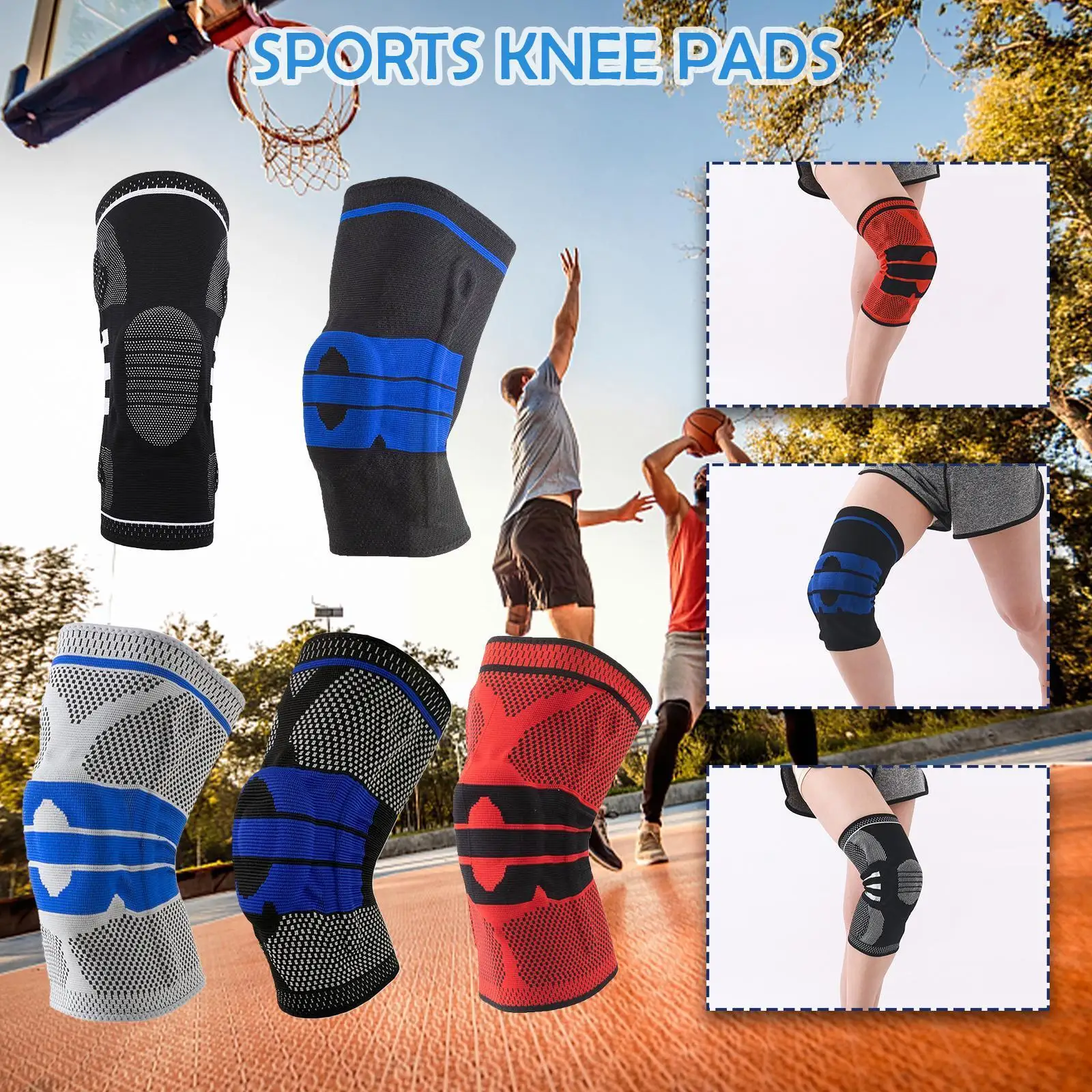 1pc Full Knee Brace Strap Patella Medial Support Strong Compression Meniscus Basket Running Care Sport Pads H1G4
1pc Full Knee Brace Strap Patella Medial Support Strong Compression Meniscus Basket Running Care Sport Pads H1G4