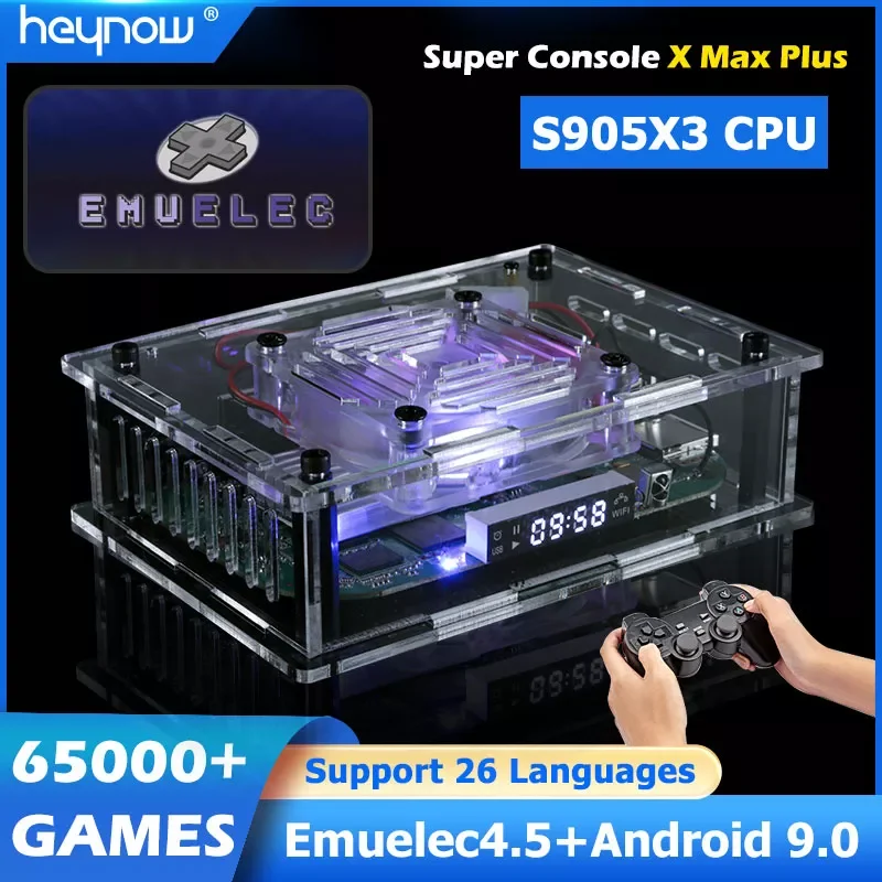 NEW IN Video Game Consoles X Max Plus Dual WiFi Android 9.0 EE4.5 Arcade Game Box With 65000+ Games 60+Emulator For PS1/PSP/
NEW IN Video Game Consoles X Max Plus Dual WiFi Android 9.0 EE4.5 Arcade Game Box With 65000+ Games 60+Emulator For PS1/PSP/