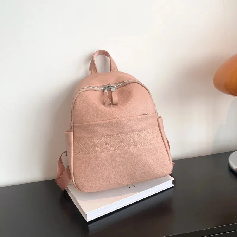 

Дизайнерский рюкзак из мягкой искусственной кожи для женщин, школьные ранцы для девочек-подростков, дорожные женские сумки на плечо