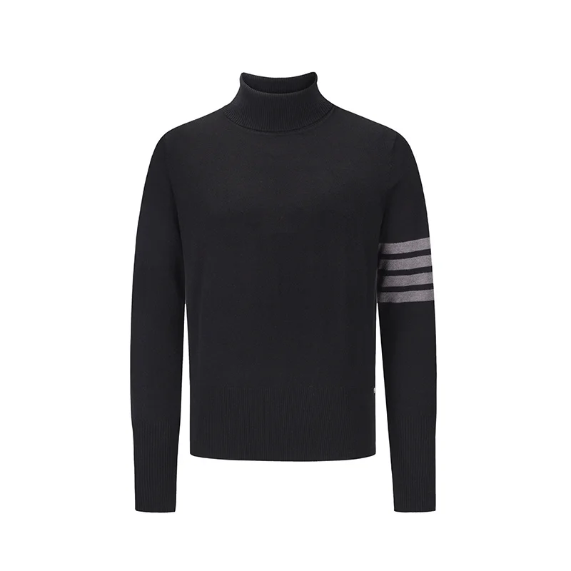 THOM Sweater Male Autumn Luxury Brand Clothing Gray Stripes Turtleneck Black Blouse Harajuku Korean Designer TB Sweaters
THOM Sweater Male Autumn Luxury Brand Clothing Gray Stripes Turtleneck Black Blouse Harajuku Korean Designer TB Sweaters