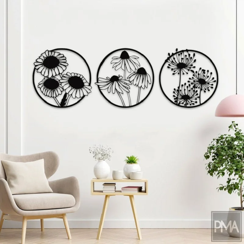BEEKBING 3pcs/lot Nordic Wall Decor Ornament Iron Light Luxury Black Wall Hanging Pendant Living Room Home Decoration 30*30cm
BEEKBING 3pcs/lot Nordic Wall Decor Ornament Iron Light Luxury Black Wall Hanging Pendant Living Room Home Decoration 30*30cm