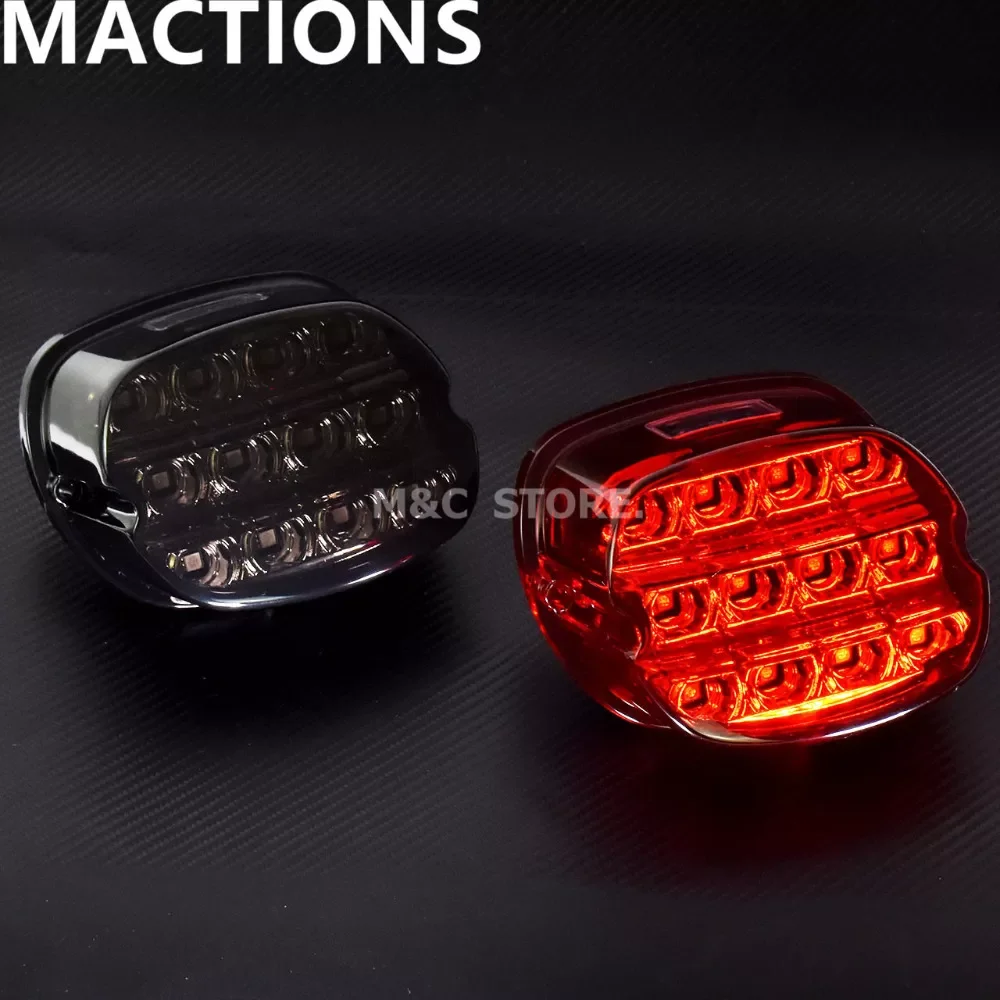 LED Brake Tail Light For Harley Dyna Fat Boy FLSTF Night Train FXSTB Softail Sportster Road King Electra Glide Road Glide
LED Brake Tail Light For Harley Dyna Fat Boy FLSTF Night Train FXSTB Softail Sportster Road King Electra Glide Road Glide