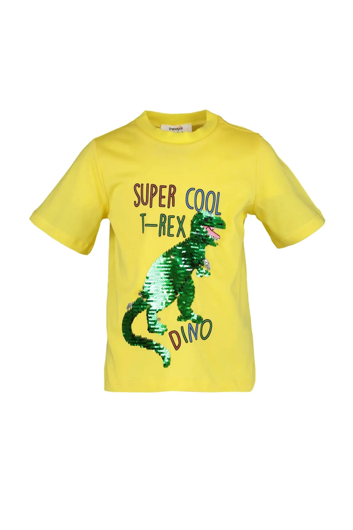 Sequin embroidered children's knitted t-shirt TKDSS22TS0131
Sequin embroidered children's knitted t-shirt TKDSS22TS0131