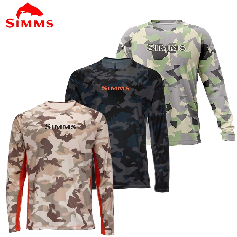 Мужская быстросохнущая рубашка SIMMS Fishing, легкая тонкая дышащая рубашка с длинными рукавами, с защитой от ультрафиолета 50 + 
Мужская быстросохнущая рубашка SIMMS Fishing, легкая тонкая дышащая рубашка с длинными рукавами, с защитой от ультрафиолета 50 +