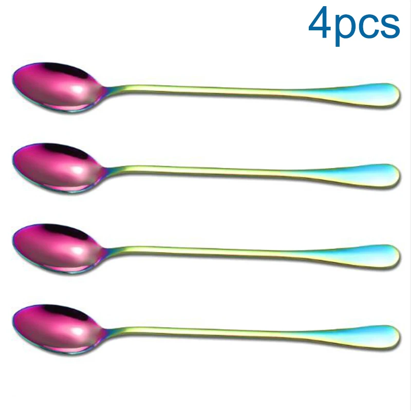 4pcs/Set Stainless Steel Tea Coffee Spoon Long Handle Portable Dessert Scoop Dinnerware Tools Kitchen Dining Bar
4pcs/Set Stainless Steel Tea Coffee Spoon Long Handle Portable Dessert Scoop Dinnerware Tools Kitchen Dining Bar