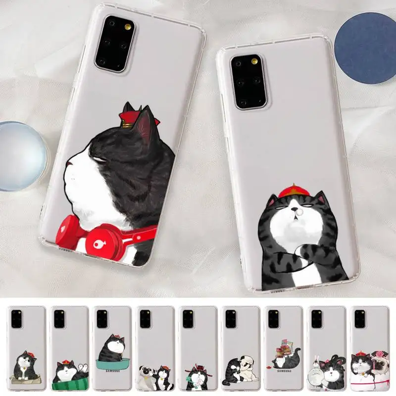 Funny Cute Cat Phone Case for Samsung S20 S10 lite S21 plus for Redmi Note8 9pro for Huawei P20 Clear Case
Funny Cute Cat Phone Case for Samsung S20 S10 lite S21 plus for Redmi Note8 9pro for Huawei P20 Clear Case