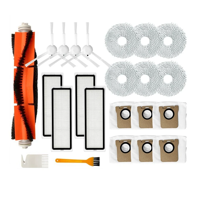 For Mijia B101CN/Dream S10 Pro/Dreame L10S Ultra/X10+/B101GL Main Brush Side Brush Hepa Filter Mop Rag
For Mijia B101CN/Dream S10 Pro/Dreame L10S Ultra/X10+/B101GL Main Brush Side Brush Hepa Filter Mop Rag