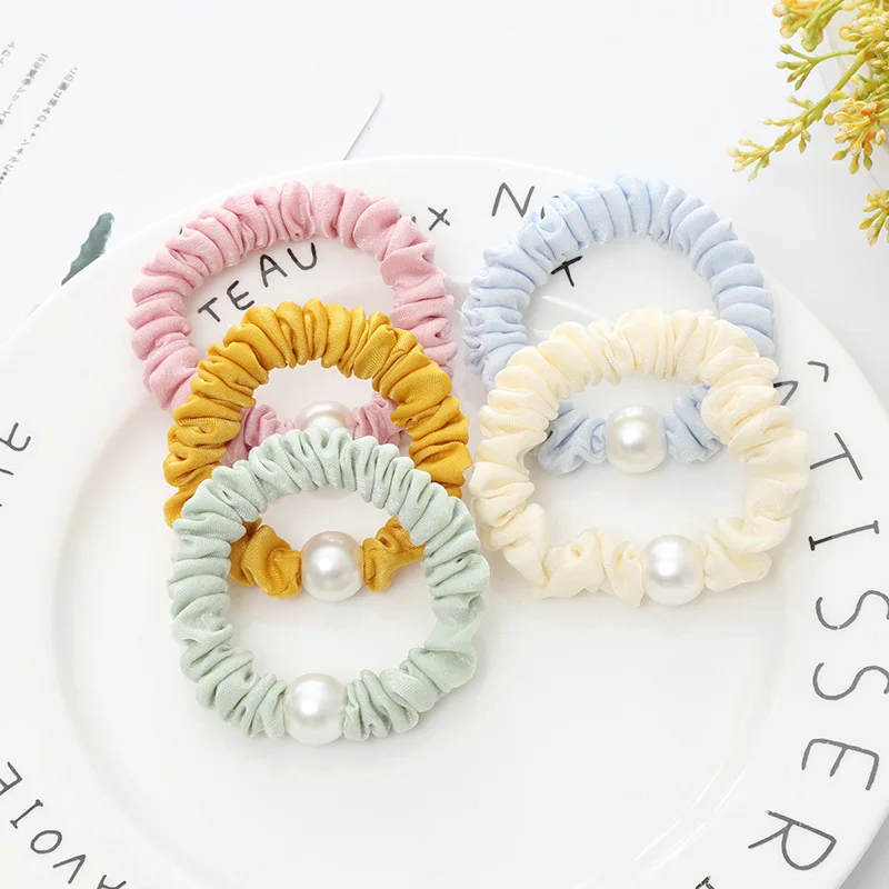 Simple Pearl Hair Ties Elastic Hair Bands For Women Solid Hair Rope Scrunchies Ponytail Holders Rubber Band Hair Accessories
Simple Pearl Hair Ties Elastic Hair Bands For Women Solid Hair Rope Scrunchies Ponytail Holders Rubber Band Hair Accessories