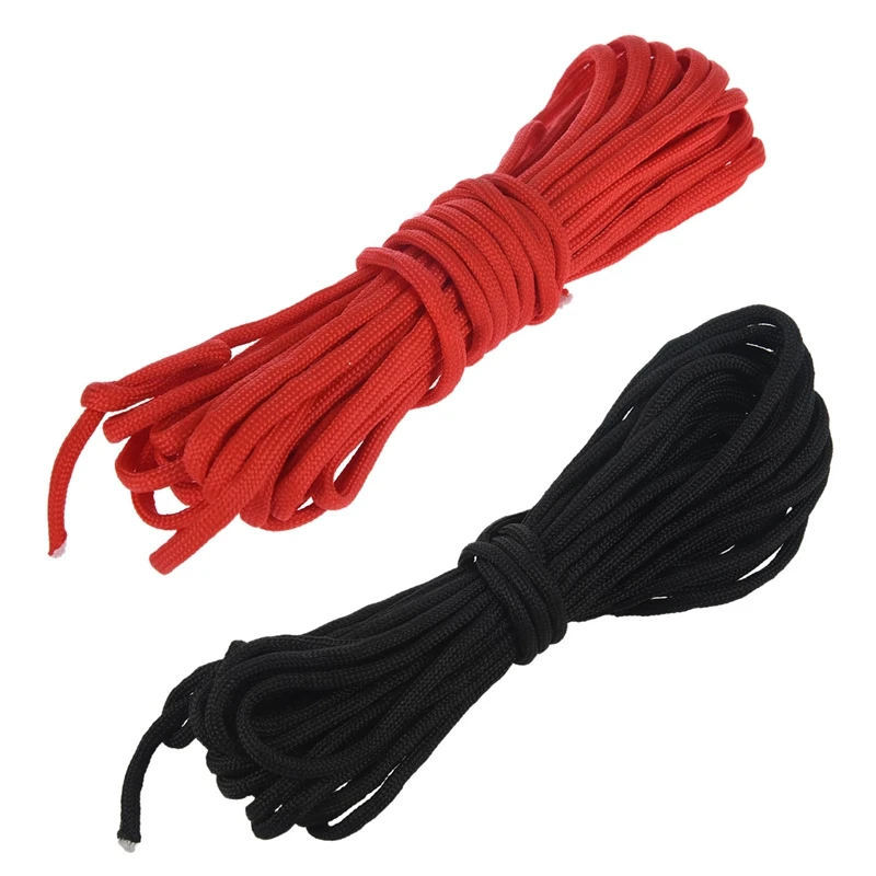 2 Pcs Paracord 550 Parachute Rope 7 Core Strand For Climbing Camping Buckle Rope 25FT , Black With Red
2 Pcs Paracord 550 Parachute Rope 7 Core Strand For Climbing Camping Buckle Rope 25FT , Black With Red