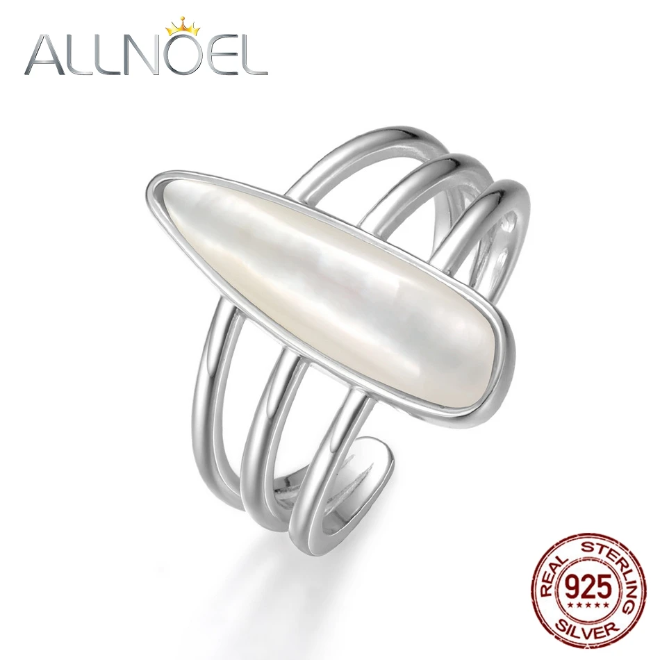 ALLNOEL Solid 925 Sterling Silver Personalized Fine Rings For Women Open Design Resizable Wedding Bands White Shell Ring New
ALLNOEL Solid 925 Sterling Silver Personalized Fine Rings For Women Open Design Resizable Wedding Bands White Shell Ring New