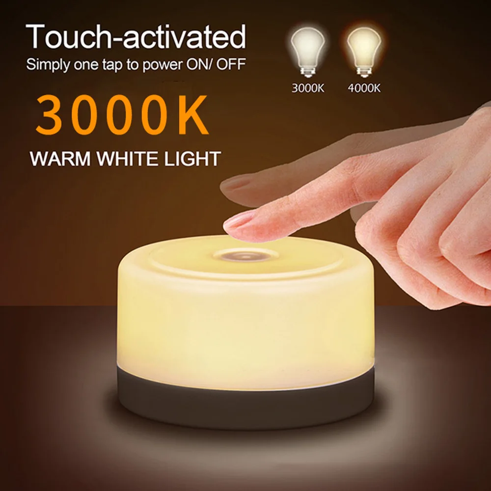 Dimmable LED Night Light Children'S Touch Sensor Kids Lights Lamp Mini Bedside Lamp USB Charging Night Light Battery Powered
Dimmable LED Night Light Children'S Touch Sensor Kids Lights Lamp Mini Bedside Lamp USB Charging Night Light Battery Powered