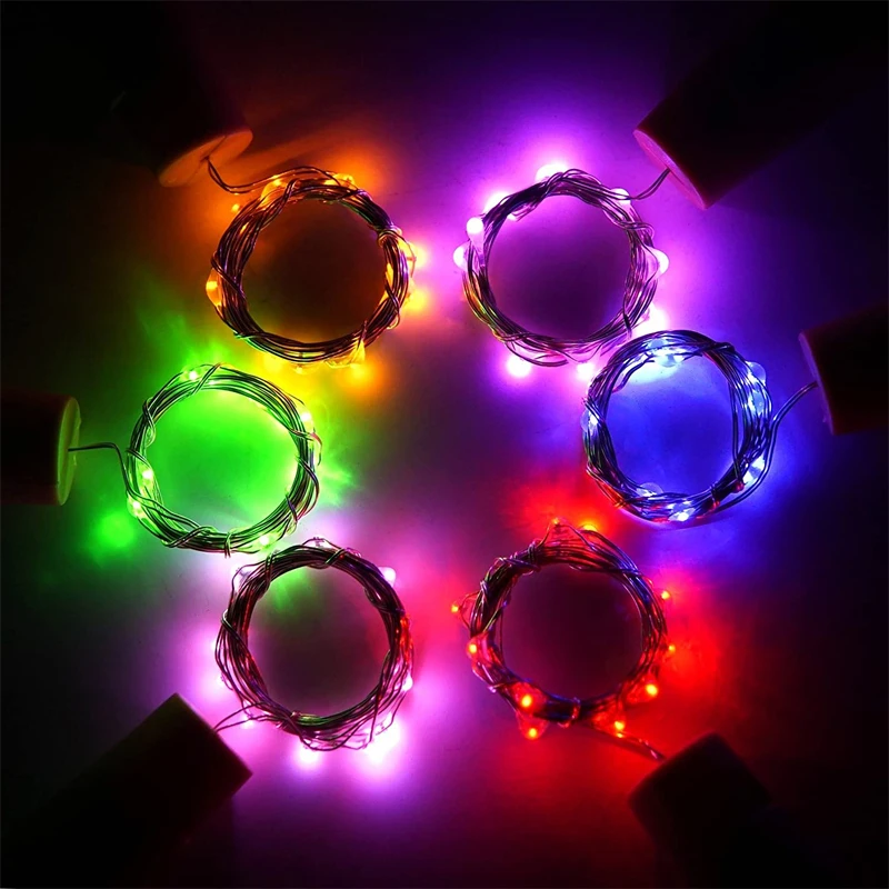 50 LED Wine Bottle String Lights with Cork Copper Wire Battery Bottle Fairy Lights Garland Party Wedding Christmas Decoration
50 LED Wine Bottle String Lights with Cork Copper Wire Battery Bottle Fairy Lights Garland Party Wedding Christmas Decoration