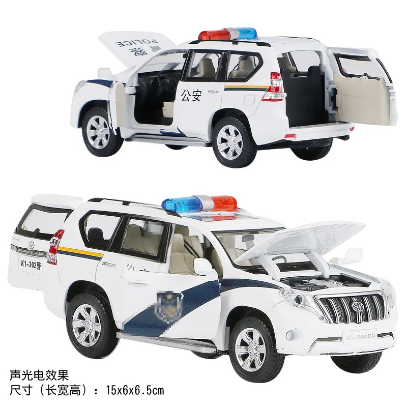 1:32 Toyota Prado полицейская игрушечная машинка, имитация музыки, искусственная игрушка, автомобиль для подарка F258
1:32 Toyota Prado полицейская игрушечная машинка, имитация музыки, искусственная игрушка, автомобиль для подарка F258