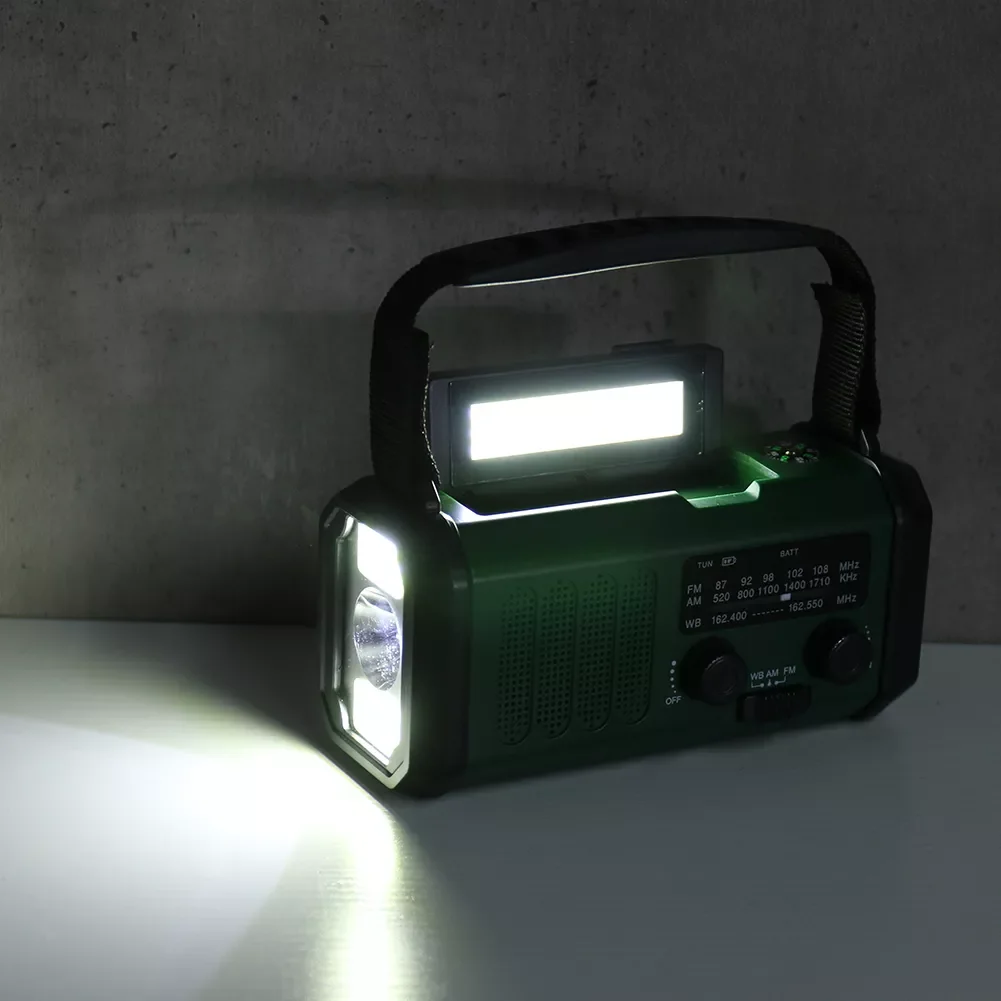NEW2023 LED Emergency Radio Flashlight Reading Lamp 10000mAh Portable Radio Type-C Charging Emergency Radio Handcrank Solar with
NEW2023 LED Emergency Radio Flashlight Reading Lamp 10000mAh Portable Radio Type-C Charging Emergency Radio Handcrank Solar with