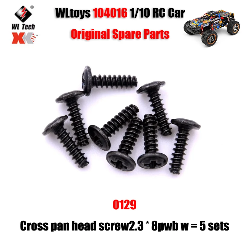 WLtoys 104016 1/10 оригинальные запасные части для радиоуправляемых автомобилей 0129 винты с поперечной панорамной головкой * 8pwb W = 5 комплектов
WLtoys 104016 1/10 оригинальные запасные части для радиоуправляемых автомобилей 0129 винты с поперечной панорамной головкой * 8pwb W = 5 комплектов