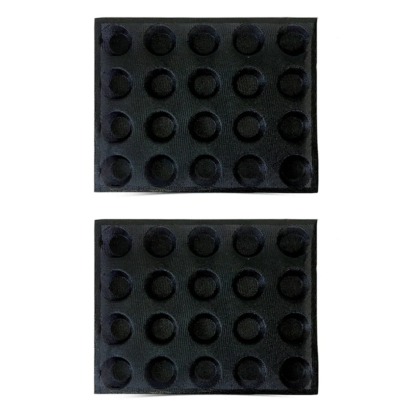 2X 20-Hole Silicone Mold Cake T Mini Pizza Model Round Bread Hamburger Mold Non-Stick Baking Tray Tool
2X 20-Hole Silicone Mold Cake T Mini Pizza Model Round Bread Hamburger Mold Non-Stick Baking Tray Tool