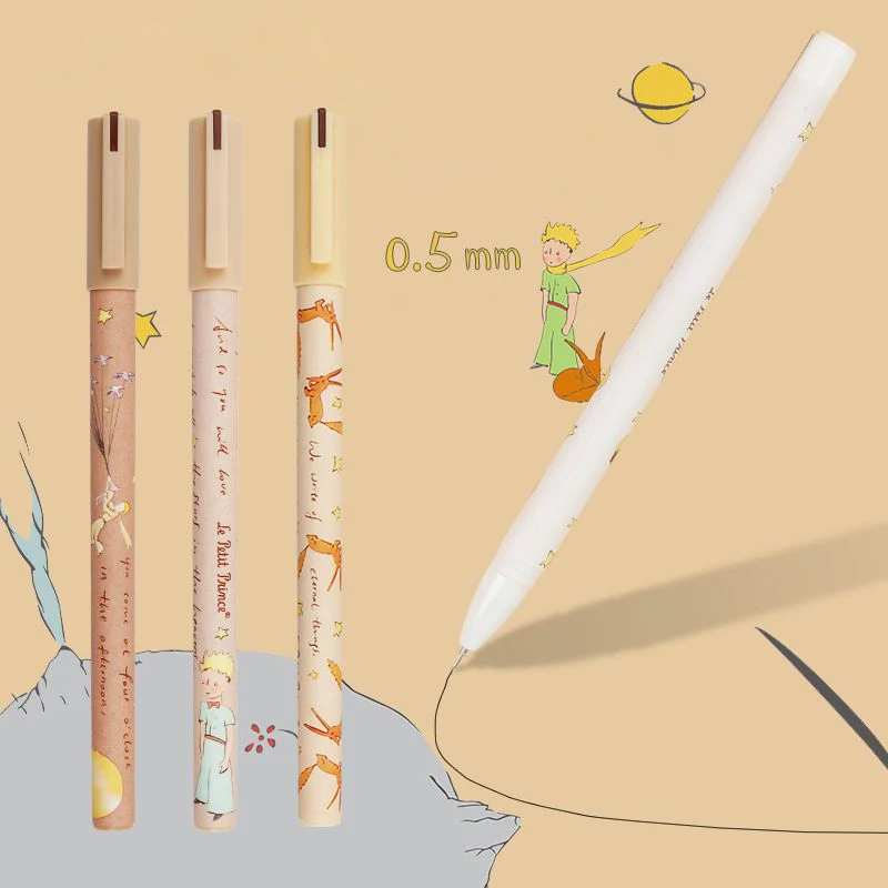 Creative Little Prince Press Gel Pen Cute 0.5mm Black Ink Pen Gift Stationery Office School Supplies Gifts For Children Study
Creative Little Prince Press Gel Pen Cute 0.5mm Black Ink Pen Gift Stationery Office School Supplies Gifts For Children Study