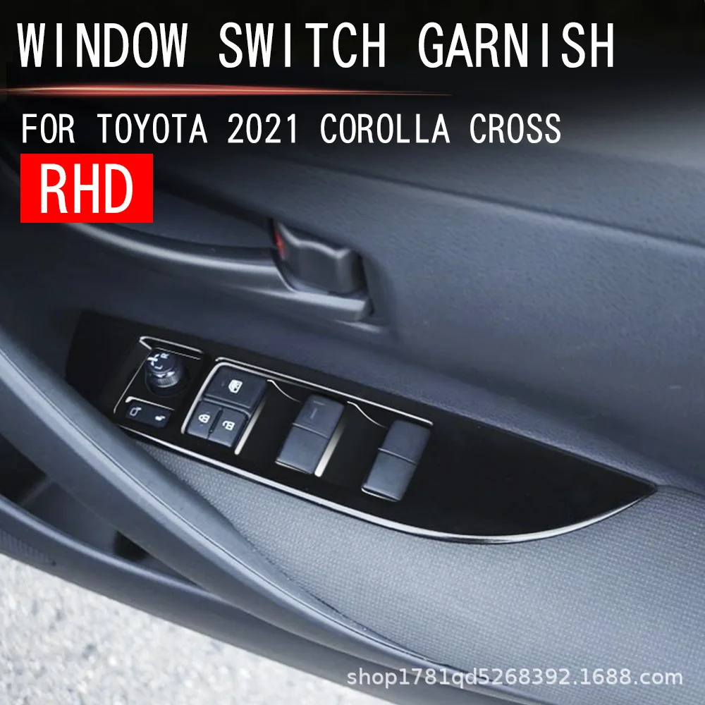 4pcs Car Window Switch Garnish for Toyota Corolla 2021 CROSS Window Switch Panel Carbon Fiber Pattern Decoration Sticker
4pcs Car Window Switch Garnish for Toyota Corolla 2021 CROSS Window Switch Panel Carbon Fiber Pattern Decoration Sticker