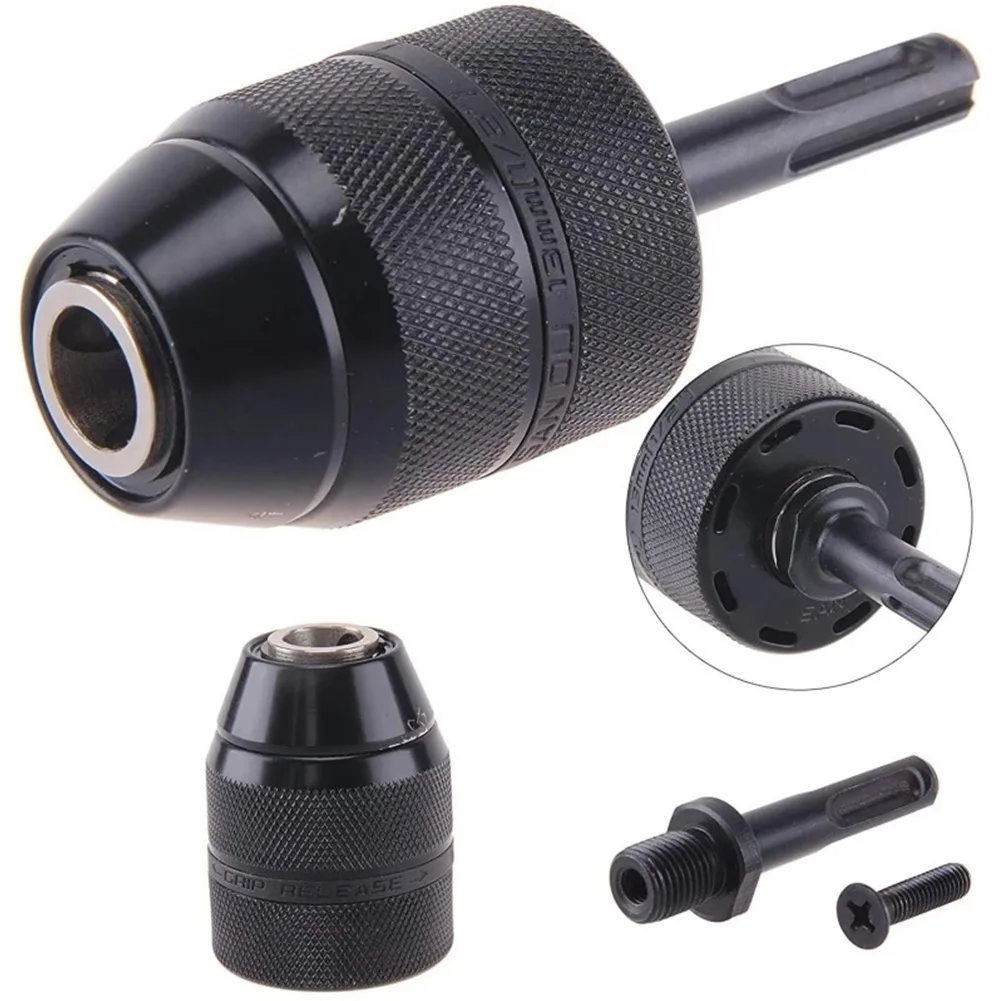 2Pcs Set SDS Shank Adapter Keyless Drill Chuck Adaptor Finger-tightens 1/2-20UNF 2-13mm For Cordless Rotary Impact Power Drills
2Pcs Set SDS Shank Adapter Keyless Drill Chuck Adaptor Finger-tightens 1/2-20UNF 2-13mm For Cordless Rotary Impact Power Drills