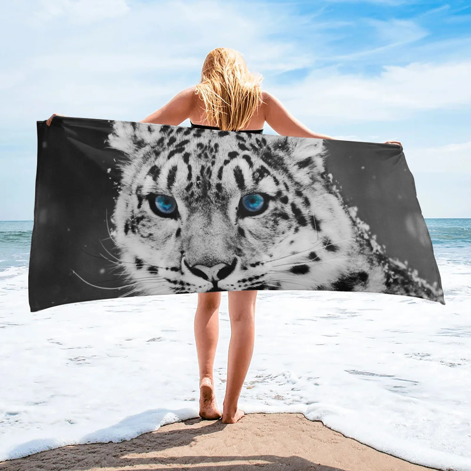 Tiger Blue Eyes Modern Household Bath Towel Quick Dry Fitness Spa Towel Stylish Microfiber Beach Towel
Tiger Blue Eyes Modern Household Bath Towel Quick Dry Fitness Spa Towel Stylish Microfiber Beach Towel
