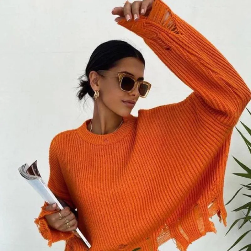 Женский вязаный свитер, Повседневный пуловер с круглым вырезом и длинным рукавом, винтажный Универсальный однотонный элегантный свитер, модные топы, осенняя одежда
Женский вязаный свитер, Повседневный пуловер с круглым вырезом и длинным рукавом, винтажный Универсальный однотонный элегантный свитер, модные топы, осенняя одежда