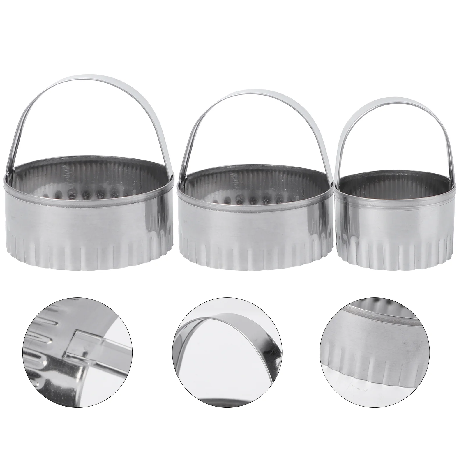 Cookiebiscuitbaking Ring Cake Round Molds Stainless Steel Set Metal Mold Dough Pastry Dumplinghandle Fondant Fluted Mould Shapes
Cookiebiscuitbaking Ring Cake Round Molds Stainless Steel Set Metal Mold Dough Pastry Dumplinghandle Fondant Fluted Mould Shapes