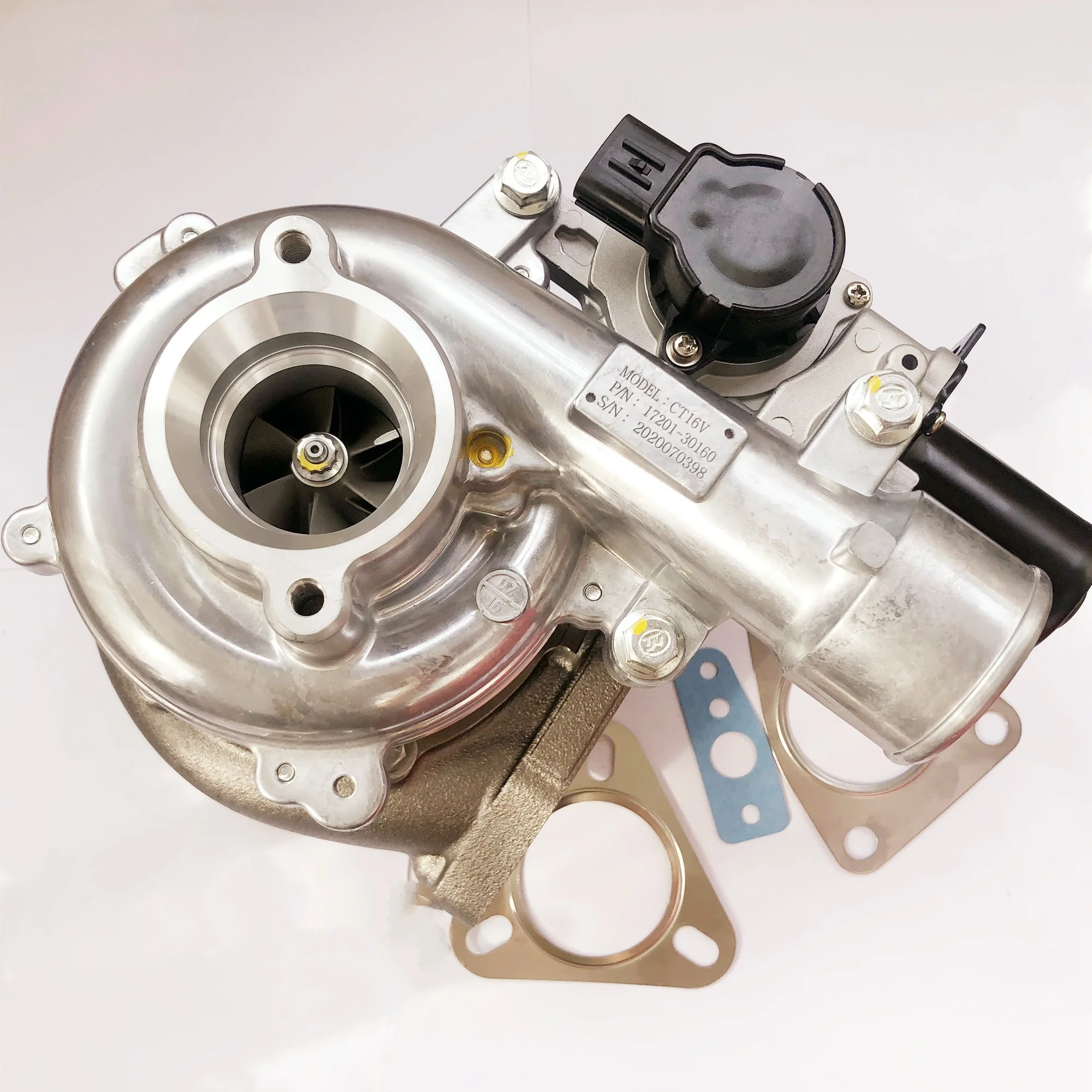 Турбозарядное устройство CT16V 17201-30160 turbo для Landcruiser D-4D 1KD-FTV кВт с электромагнитным клапаном, электрический привод 
Турбозарядное устройство CT16V 17201-30160 turbo для Landcruiser D-4D 1KD-FTV кВт с электромагнитным клапаном, электрический привод