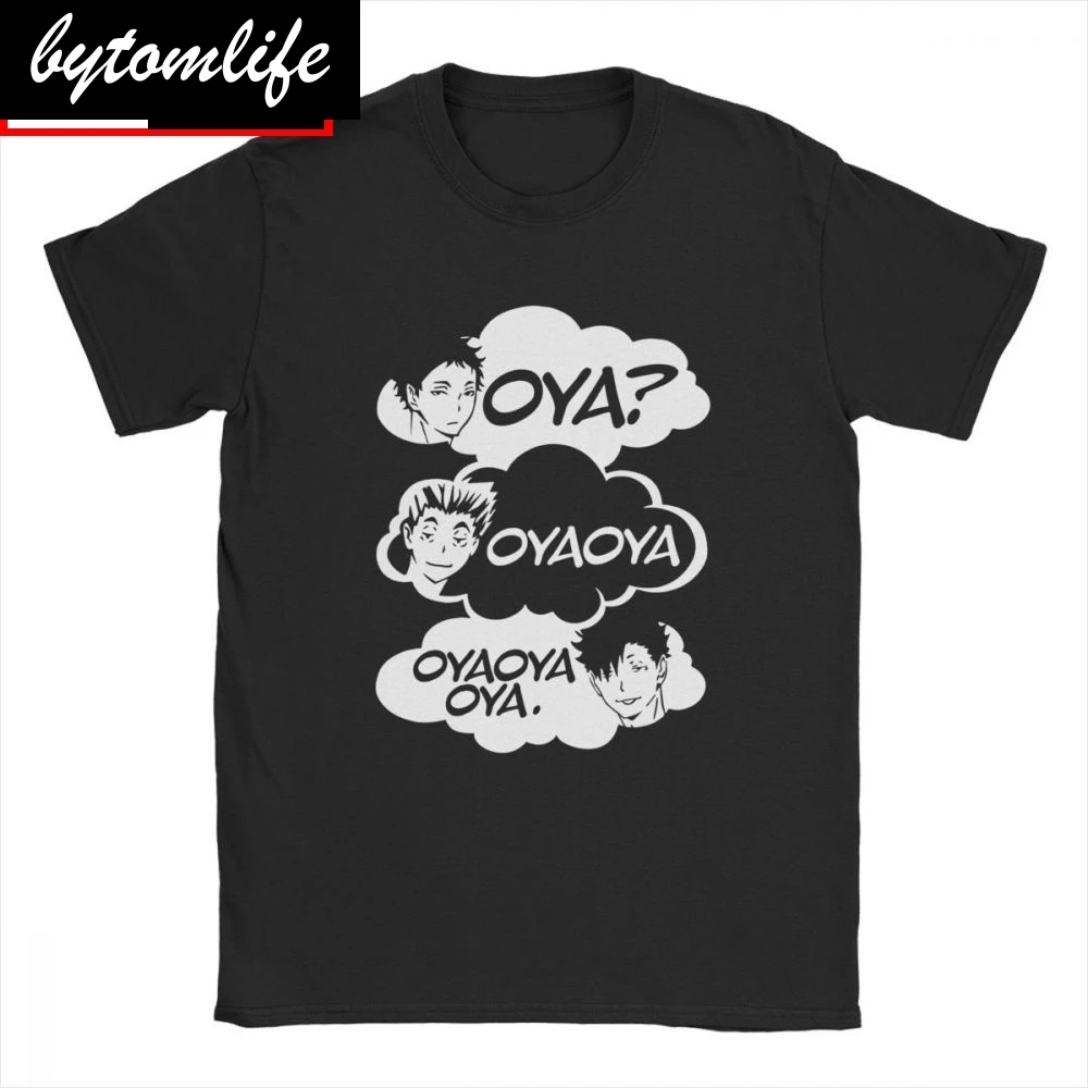 Oya Oya Oya Haikyuu Men T Shirt Kuroo Anime Bokuto Manga Shoyo Volleyball Design Tee Shirt T-Shirt 100 Premium Cotton
Oya Oya Oya Haikyuu Men T Shirt Kuroo Anime Bokuto Manga Shoyo Volleyball Design Tee Shirt T-Shirt 100 Premium Cotton