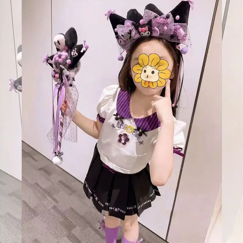 Anime Kawaii Sanrio Kuromi Cute Cartoon Girls College Wind Set Summer New Jk Shirt Pleated Skirt Suit Shortsleeved Two-Piece Set
Anime Kawaii Sanrio Kuromi Cute Cartoon Girls College Wind Set Summer New Jk Shirt Pleated Skirt Suit Shortsleeved Two-Piece Set
