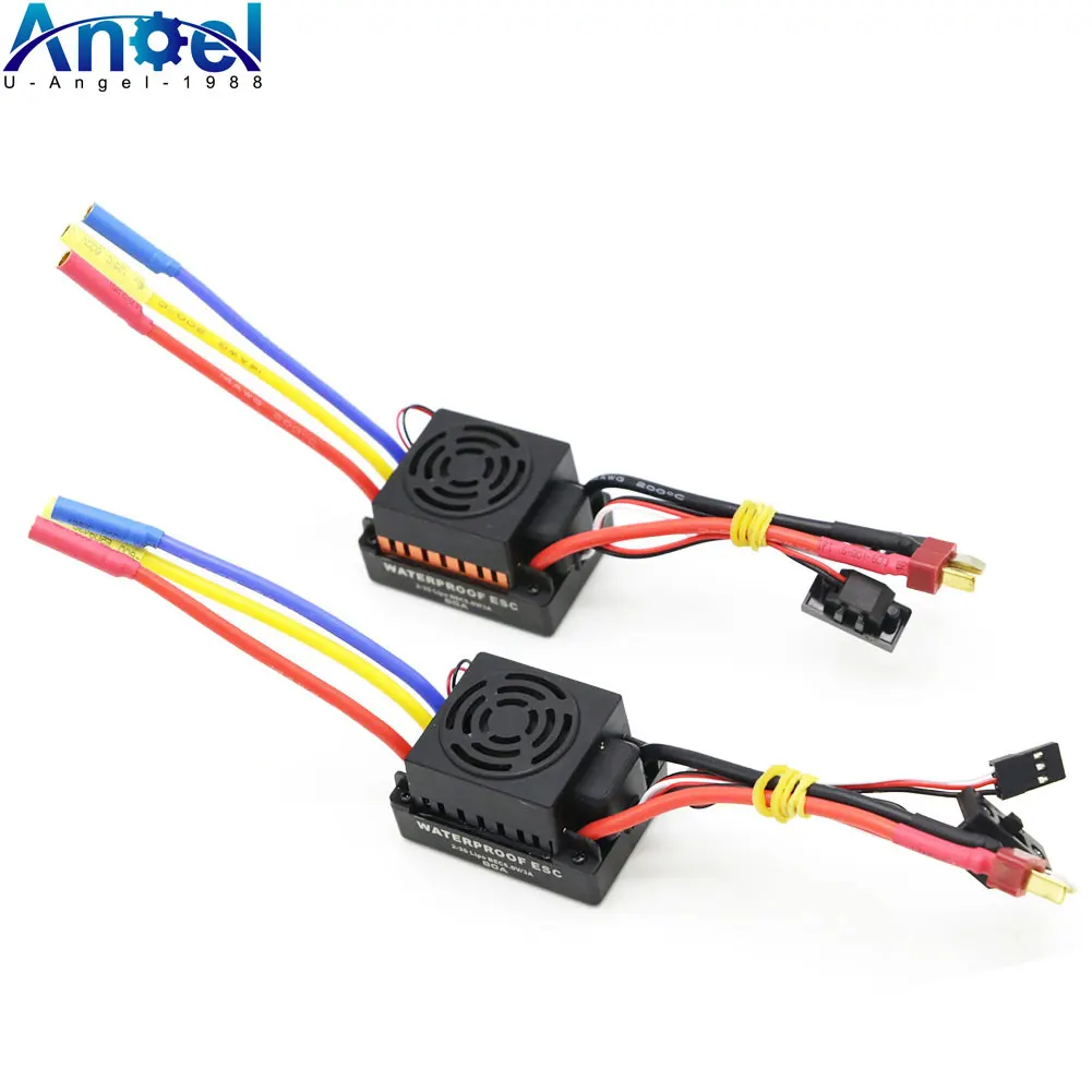Waterproof 60A RC Brushless ESC BEC Car Parts Electric Speed Controller with 5.8V 3A BEC for 1/10 RC Car Truck
Waterproof 60A RC Brushless ESC BEC Car Parts Electric Speed Controller with 5.8V 3A BEC for 1/10 RC Car Truck