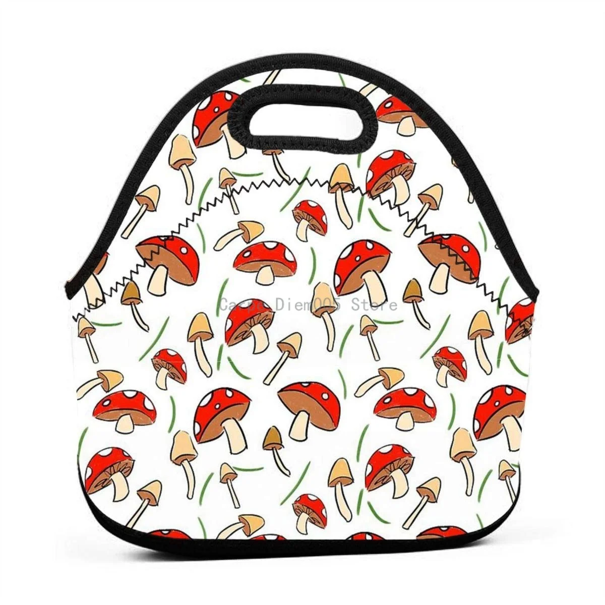 Red Mushroom Neoprene Lunch Bags Insulated Tote Bag Box for Men Women Office Work Picnic Travel
Red Mushroom Neoprene Lunch Bags Insulated Tote Bag Box for Men Women Office Work Picnic Travel