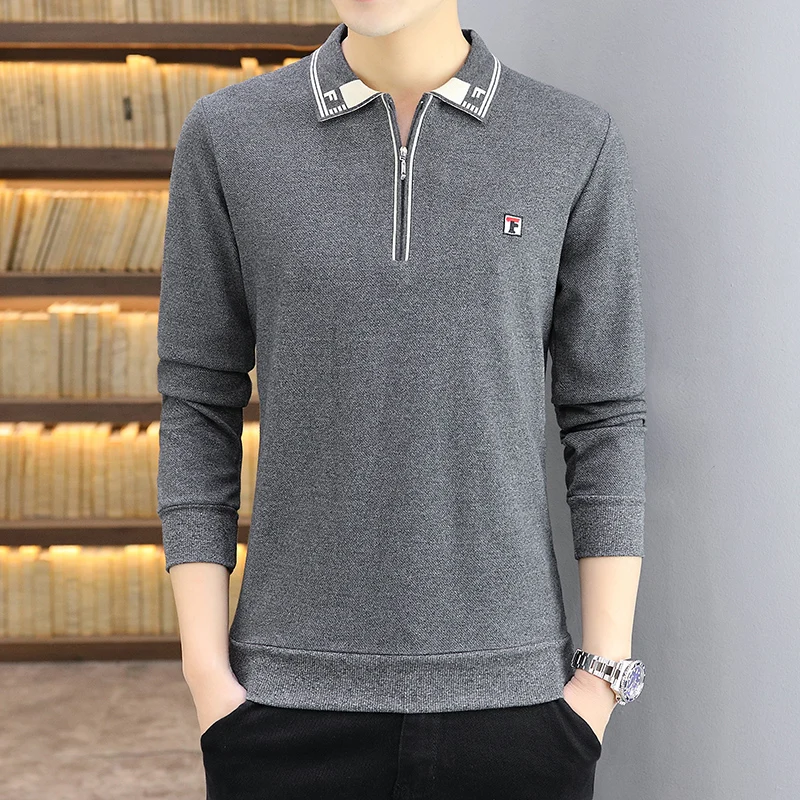 2022 New Trend Spring and Autumn Business Casual Men's Cotton Long-sleeved T-shirt Men's Lapel Shirt
2022 New Trend Spring and Autumn Business Casual Men's Cotton Long-sleeved T-shirt Men's Lapel Shirt